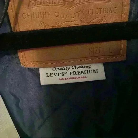 NWT LEVIS Brisbane Coaches Denim Jacket Oversized Size Large - Picture 5 of 16